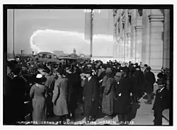Empfang von Woodrow Wilson an der Washington Union Station zur Amtseinführung 1913