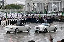 Rolls-Royce Phantom Drophead Coupé auf dem Unabhängigkeitstag Turkmenistans 2011