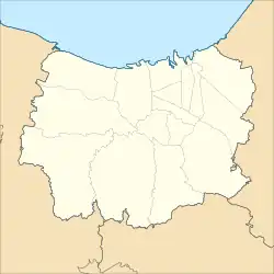 Die Grenzen der 16 Kecamatan