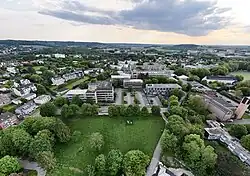 Blick auf das Informatikzentrum von Osten