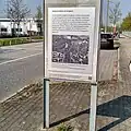 Informationstafel zur Gedenkstätte Schießplatz Höltigbaum