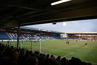 Innenraum des Spotland Stadium