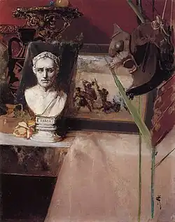 Stillleben im Raum, um 1880[A 2]