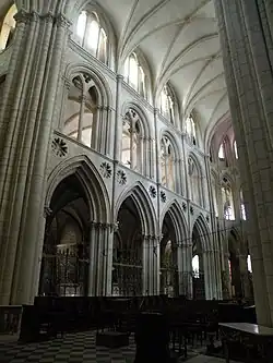 Blick auf nördliche Chorwand