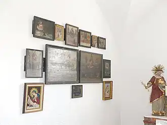 Kapelle mit Votivtafeln