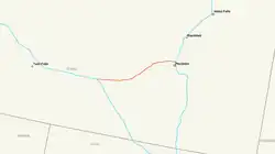 Streckenverlauf der Interstate 86