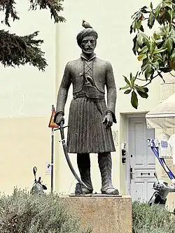 Statue von Ioannis Makrygiannis in Athen.