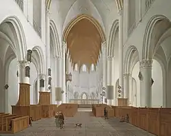 Isaak van Nickelen: Interieur der St.-Bavo-Kirche in Haarlem