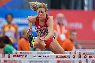 Isabelle Pedersen in Belgrad 2017