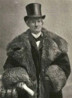 Regisseur und Schauspieler Fredrik Smitt, Schweden (1860)