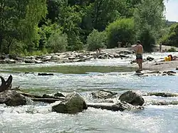 Mäandernder Flusslauf