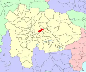 Lage Isawas in der Präfektur