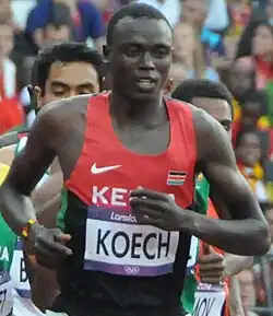Isiah Koech belegte Rang acht