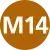 Liniensymbol der M14