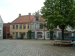 Innenhof der ehemaligen Burg