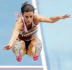 Ivana Španović belegte Rang vier