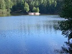 Der Kleine Jägersee westlich von Feucht