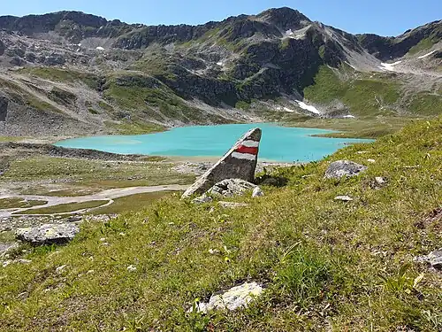 Der grösste Jörisee, aufgenommen von Nordosten