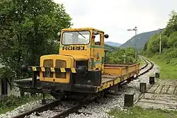 Robel-Skl, von Re­gel- auf Schmal­spur um­ge­baut.