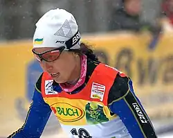 Wita Jakymtschuk bei der Tour de Ski 2009/10 in Oberhof
