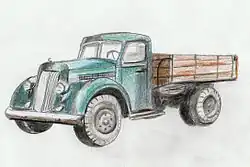 Zeichnung eines JaG-7 (2017)