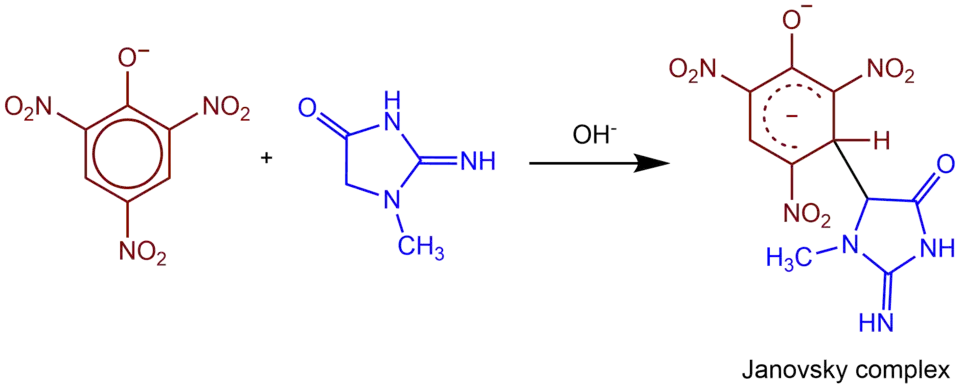 Jaffé-Reaktion zur Bestimmung von Kreatinin mit Pikrinsäure