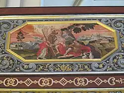 Im Traum sieht Jakob eine Leiter zum Himmel und Engel, die zu ihm herabsteigen