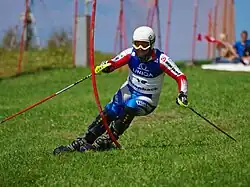 Jakub Nekvapil im Slalom der WM 2009