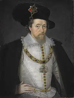 Porträt von König James I. von England