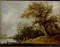 Jan van Goyen: Teich im Wald, 1642