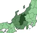 Präfektur Nagano in Chūbu
