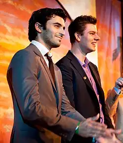 Jason Rogers (links, 2009) mit Timothy Morehouse