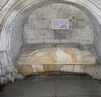 Nische mit zwei Gisants in Saint-Étienne