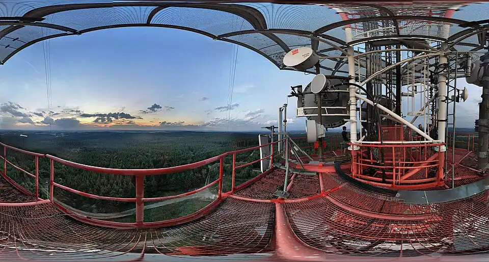 Blick aus 50 Meter Höhe