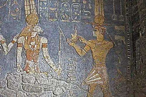 Amun und Taharqa