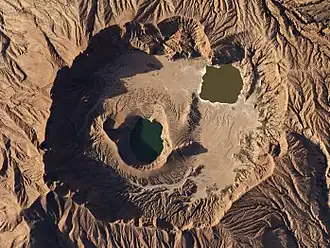 Deriba-Caldera im Jebel Marra Vulkanfeld