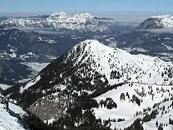 Südseite des Jenners gesehen vom Fagstein