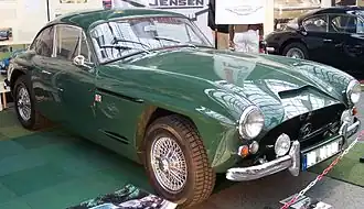 Stehender Kühlergrill des Jensen 541S