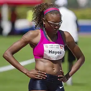 Jernail Hayes im Jahr 2013