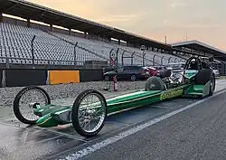 Green Monster #19, ein Jet-Dragster mit Rad-Antrieb