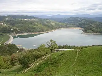 Blick auf den Stausee aus Richtung Südwest (2012)