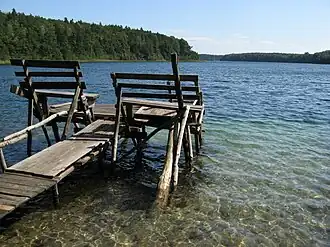 See Krzemno (Großer Cremmin-See) südlich von Czaplinek