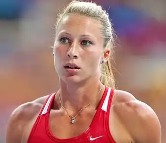 Jiřina Ptáčníková blieb mit 3,80 m deutlich unter der Qualifikationshöhe