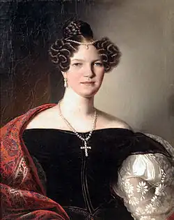 Amalia Ritter, Edle von Záhony, geb. Hofmann (1797–1870), Tochter des Georg Franz Hofmann, 2. Gattin des Johann Christoph Ritter