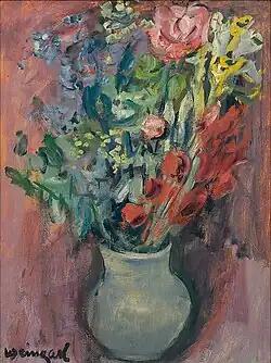 Blumen in der Vase (poln.: Kwiaty w wazonie), 1930