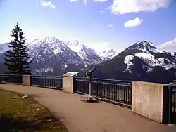 Die Kanzel, der Aussichtspunkt am Jochpass