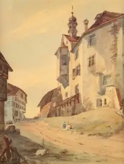 Rückwärtige Seite des Hofs zu Wil