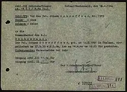 Todesbericht (Buchenwald)