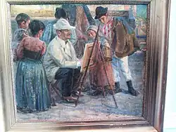 Johannes Wilhjelm: Johannes Vilhjem Kristian Zahrtmann maler i Civita d'Antino (1905)