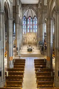 Innenansicht von der Emporenmitte